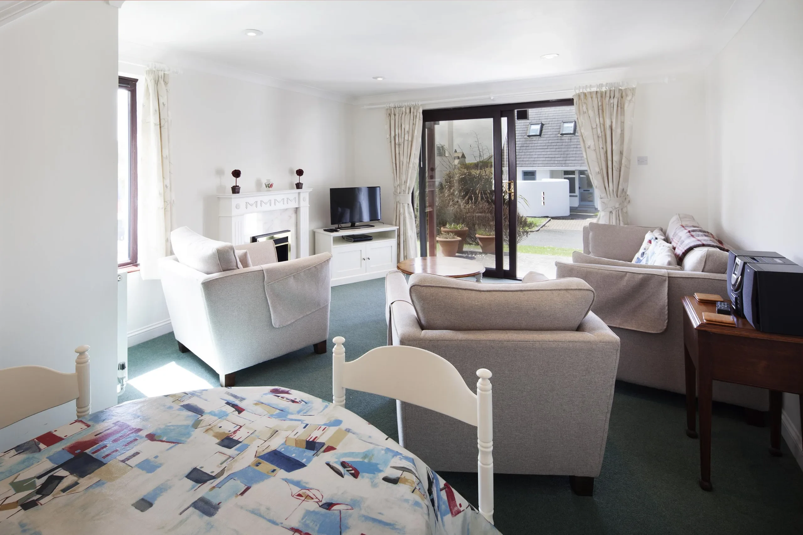 Villa 18 St Moritz Hotel Trebetherick Rock Cornwall interiors